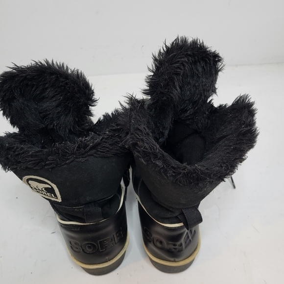 Sorel Black Winter Boot Size 8 - Picture 9 of 12